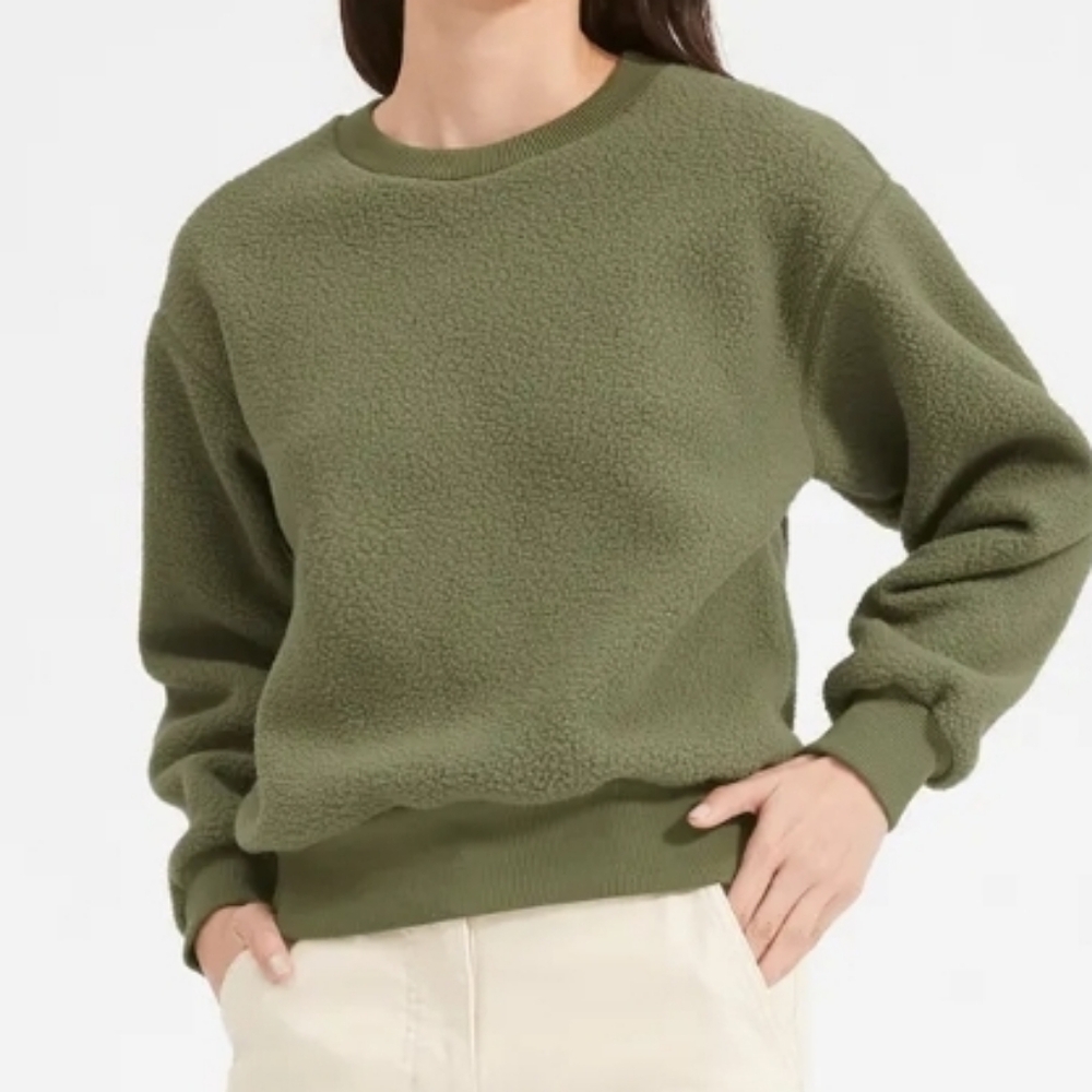 Everlane Renew Sherpa Fleece Sweatshirt